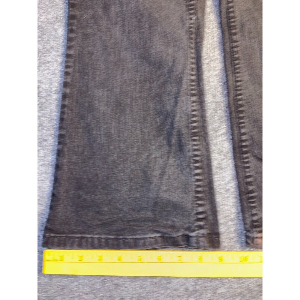 Levi's Bootcut Jeans Women's 12 Black Denim Mid-Rise Dark Wash Grunge Streetwear - Picture 4 of 13